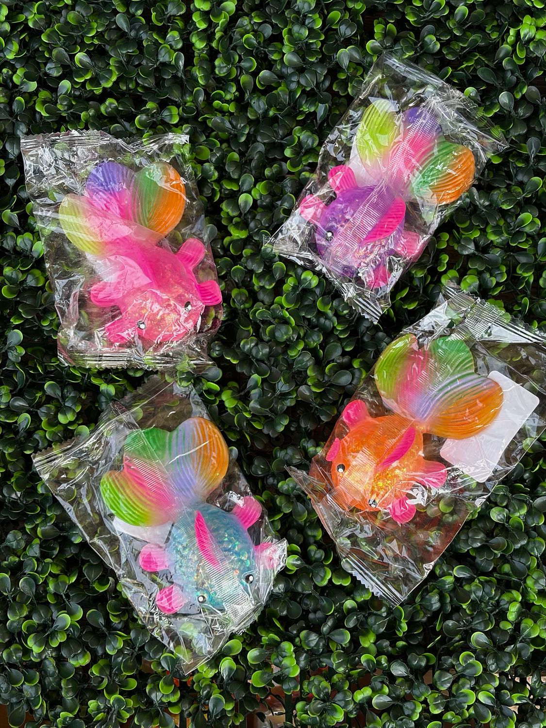 Glitter Gold Fish Squishy Glitter Gold Fish Squishy