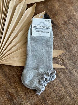 Crescent Sock Company Fringe Ankle Socks