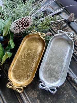 Holiday Bow Trinket Dish Holiday Bow Trinket Dish