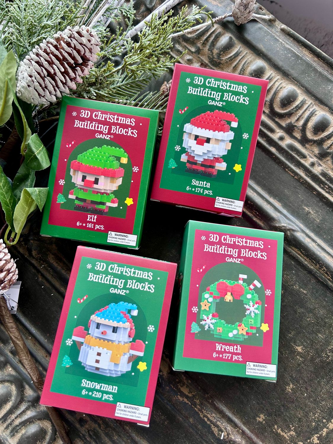 3D Christmas Building Blocks 3D Christmas Building Blocks