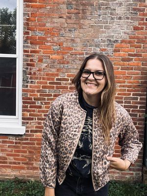 Brown Leopard Zipper Jacket