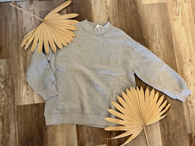 Heather Mockneck Sweatshirt