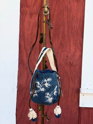 Butterfly Embroidered Crossbody Bag Butterfly Embroidered Crossbody Bag