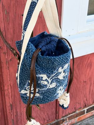 Butterfly Embroidered Crossbody Bag