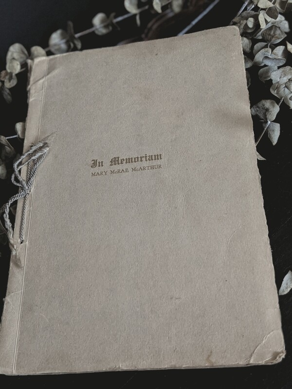 In memoriam pamphlet