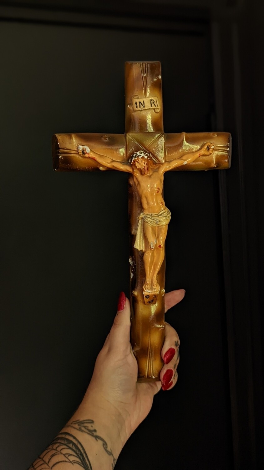 crucifix plaster
