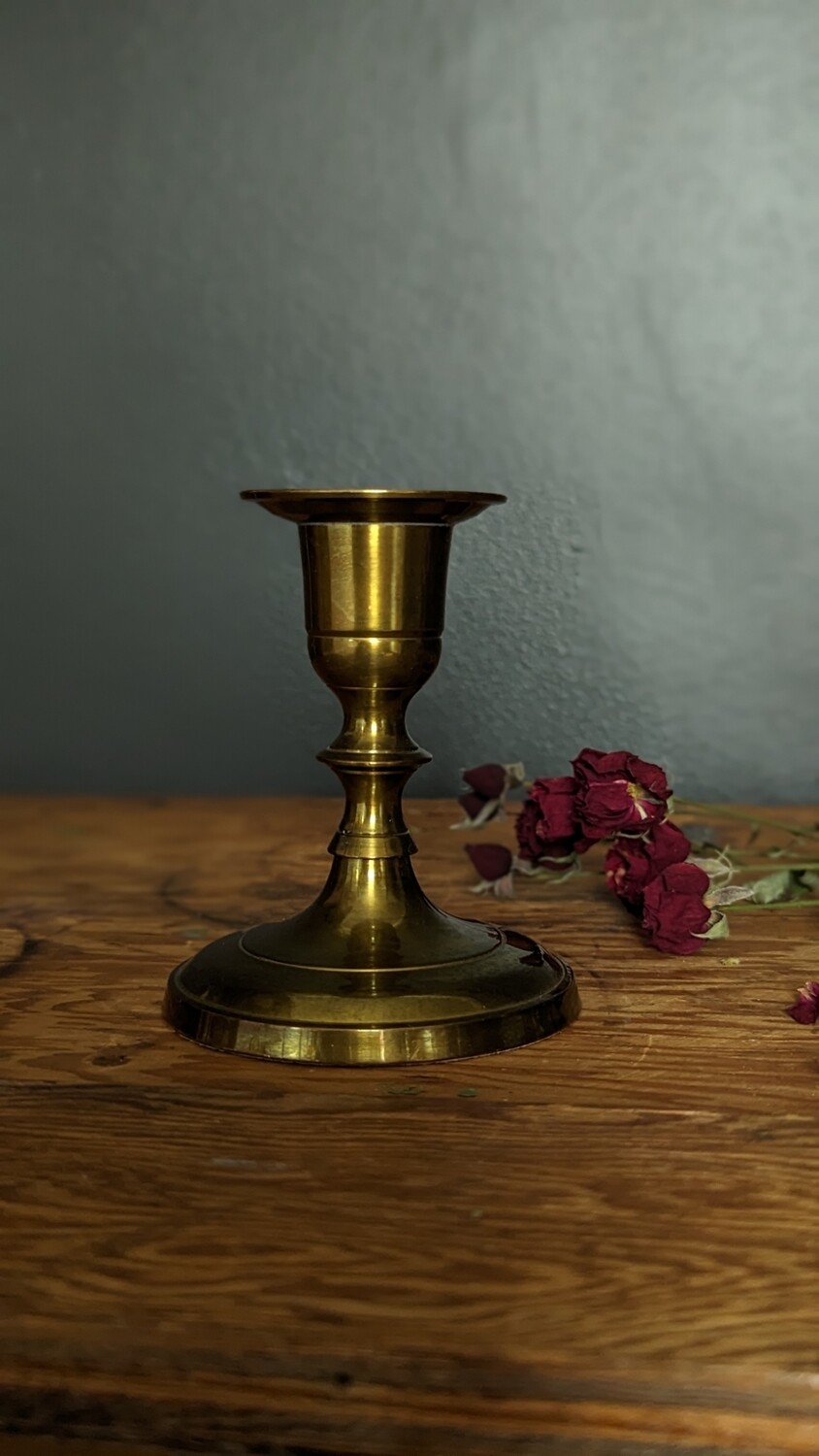 brass candle holder