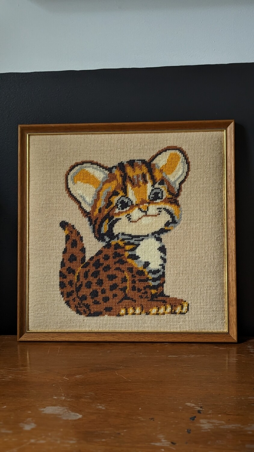 baby leopard crossstitch