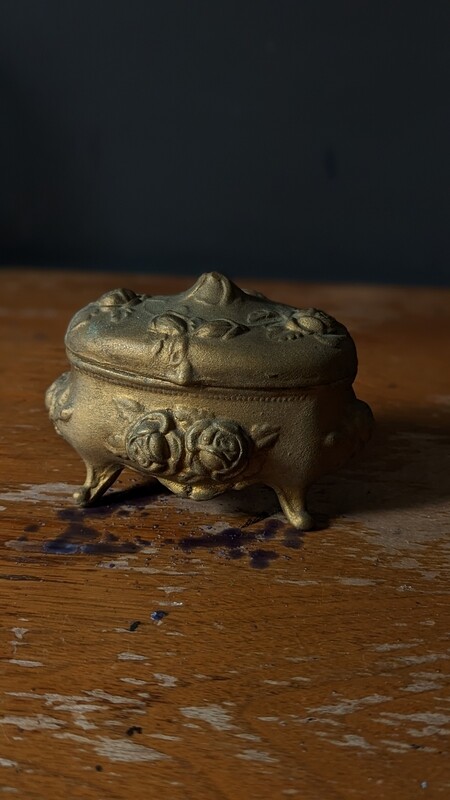 art nouveau jewelry box