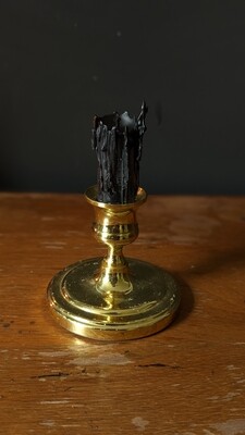 brass single candle holder