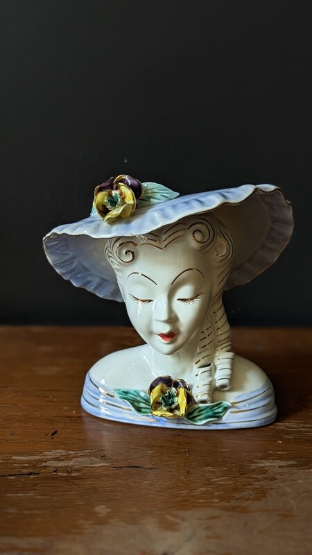 Lefton Scarlet head vase