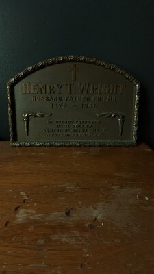 Funerary plaque