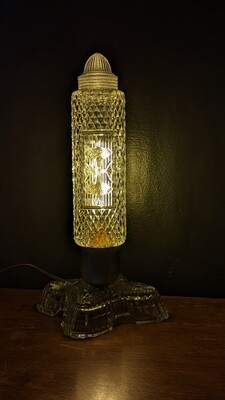Glass lamp thistle