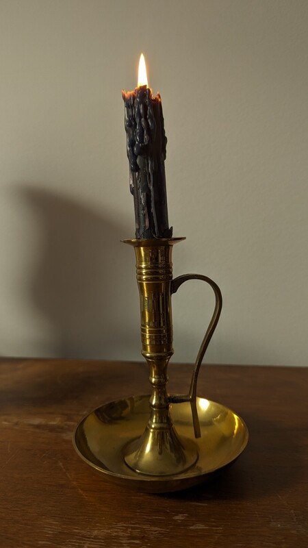 Brass candle holder