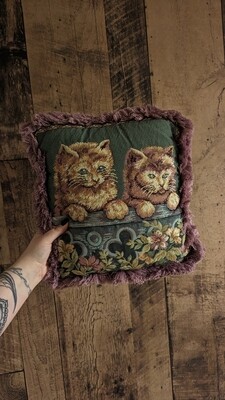 Cat decorative pillow