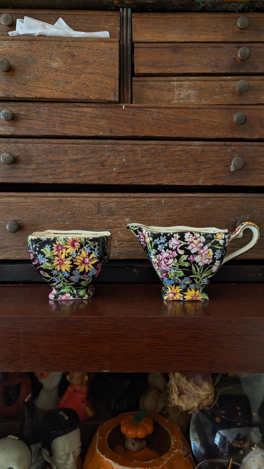 Royal winton grimwades sugar and cream