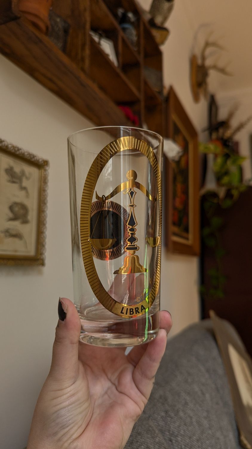 Libra single glass fred press