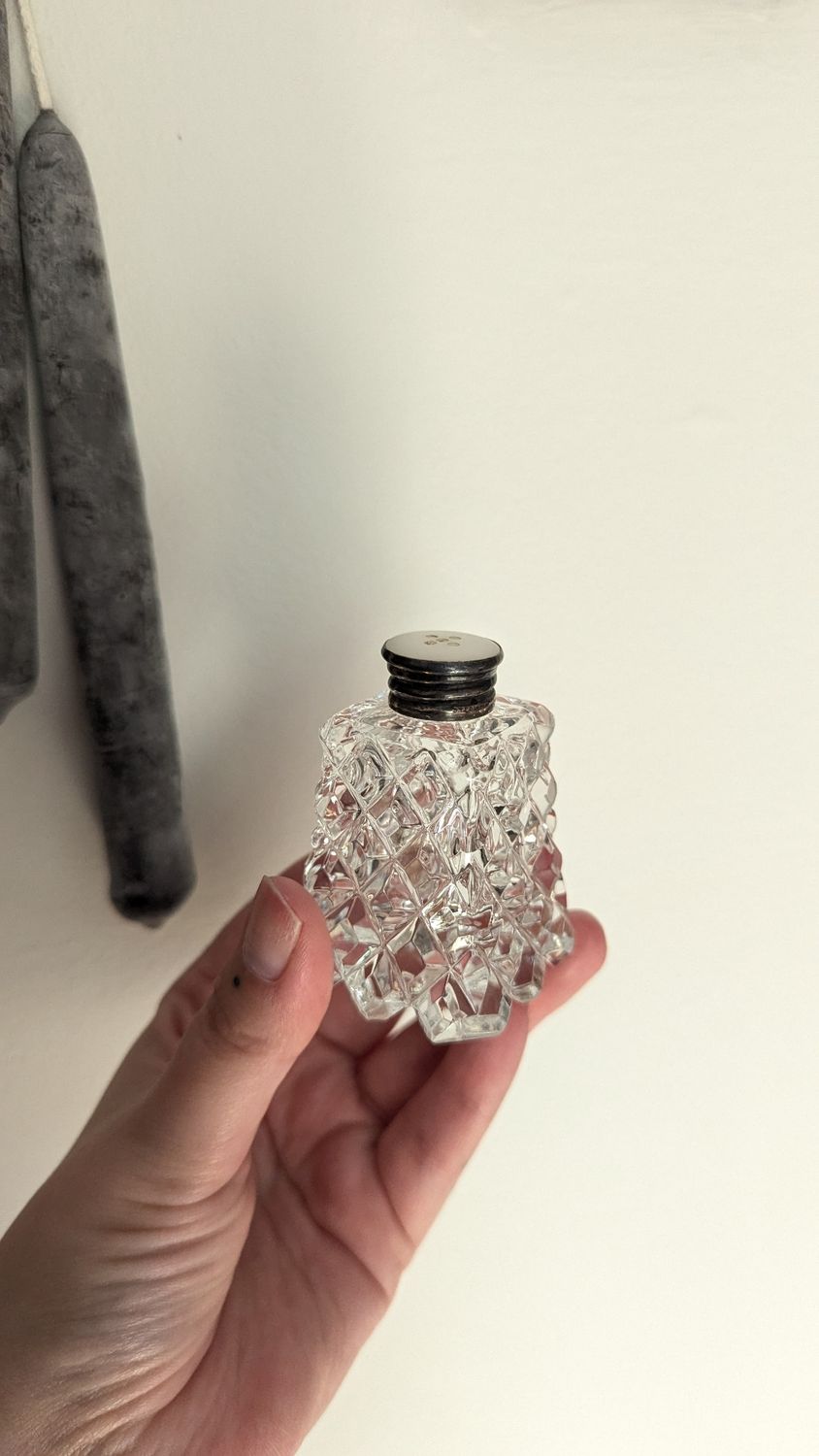 Unique crystal salt shaker