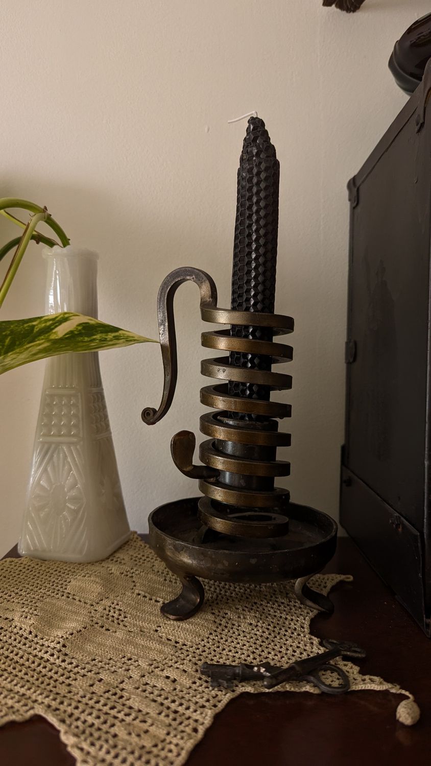 Vintage adjustable bougeoir