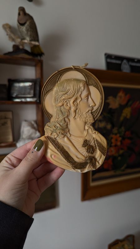 Jesus plaque plastic