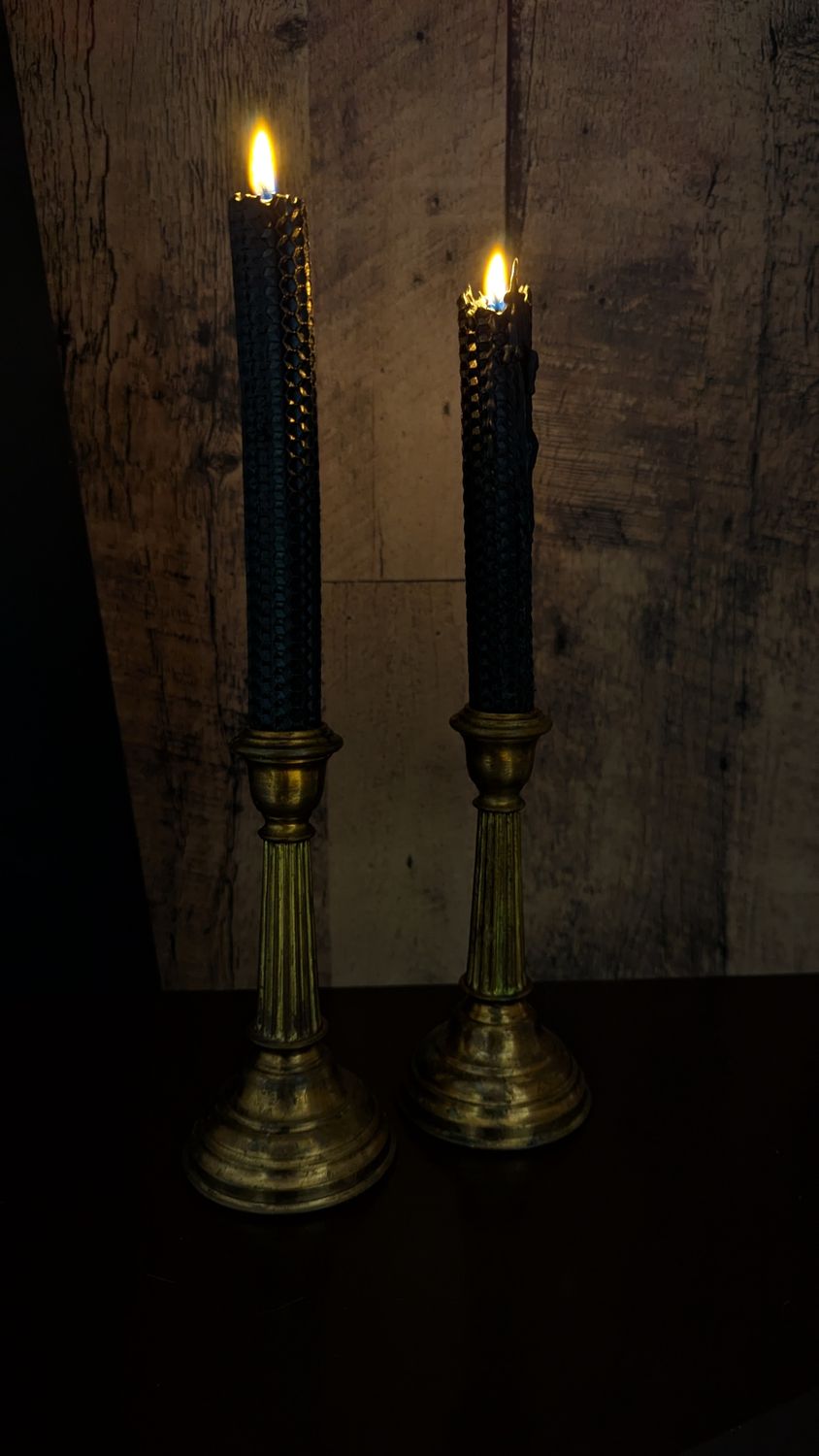 Candle holders pair