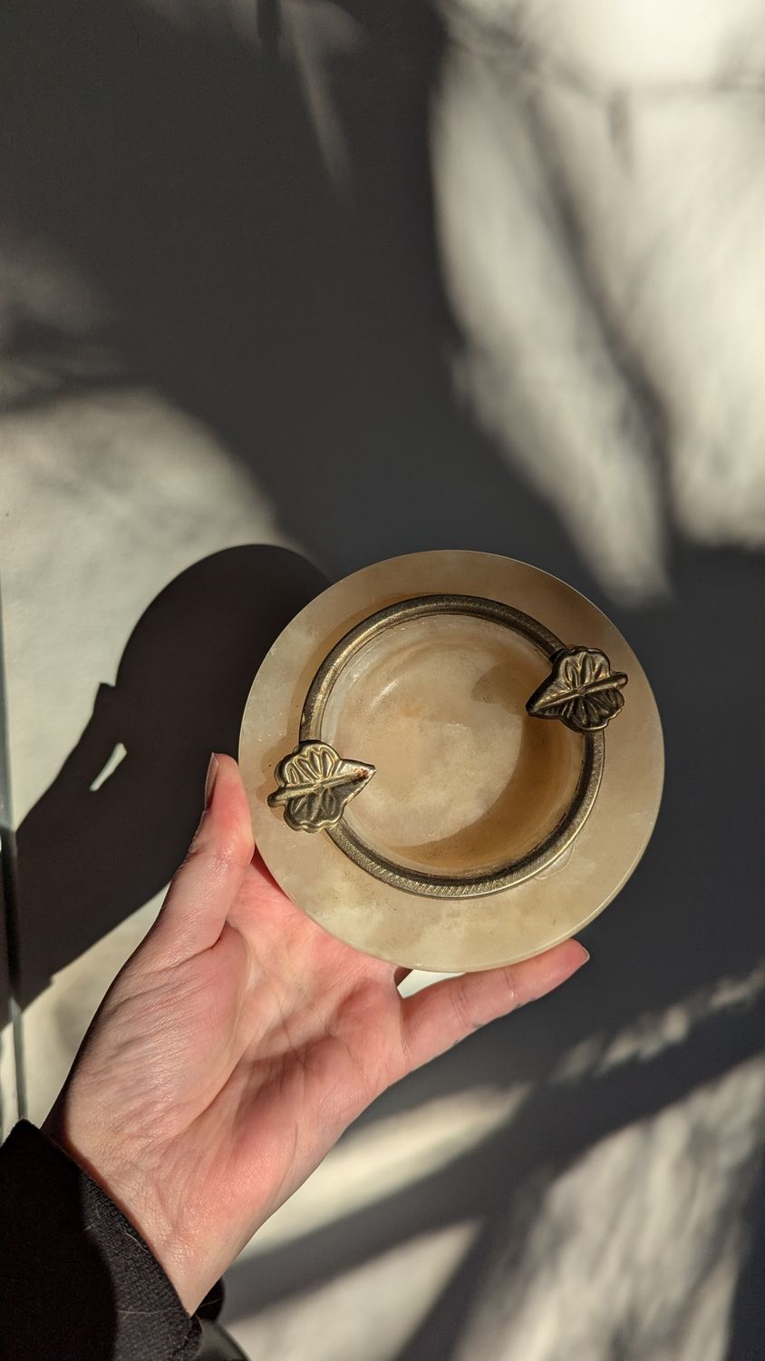Marble trinket dish - ashtray