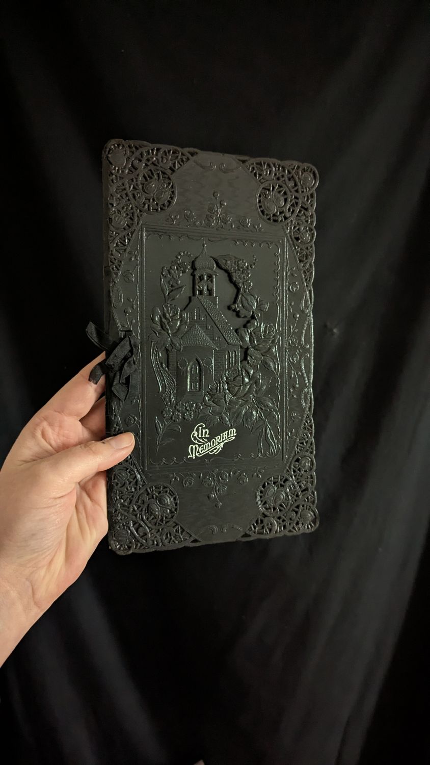 Black church funerary card booklet prayer book funeral