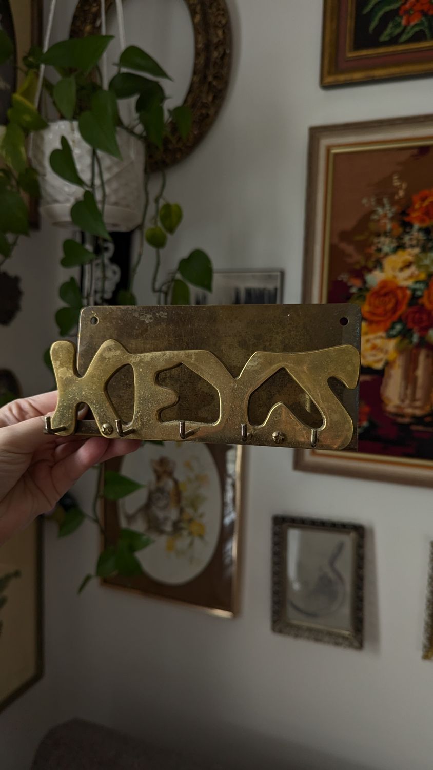Brass Keys holder