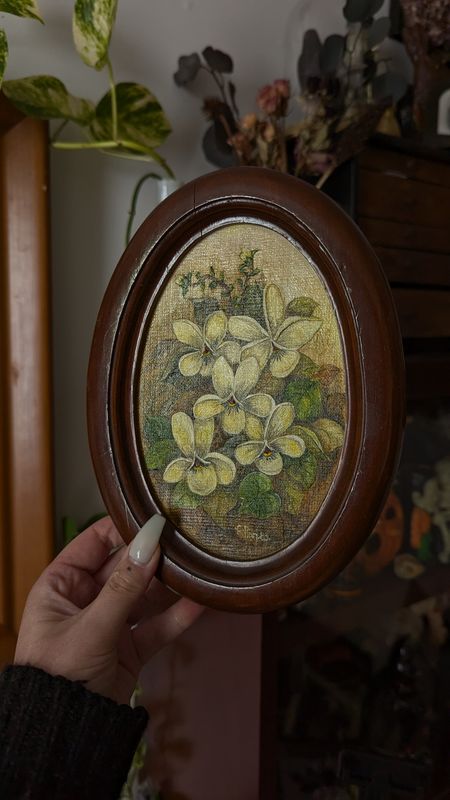 Small pansy painting 1983