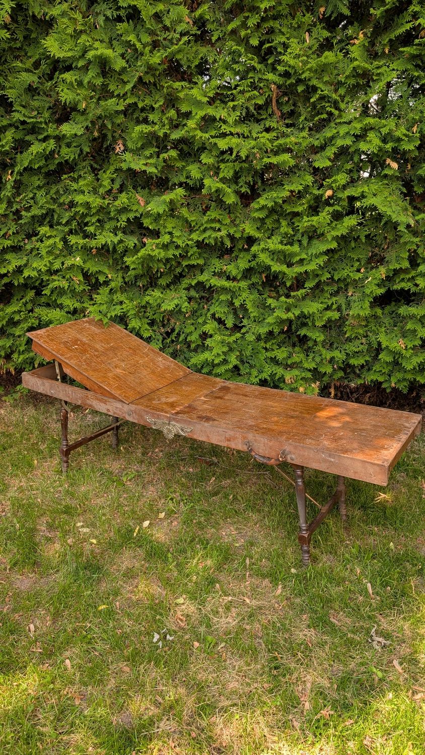 Antique cooling / embalming table from Montmagny