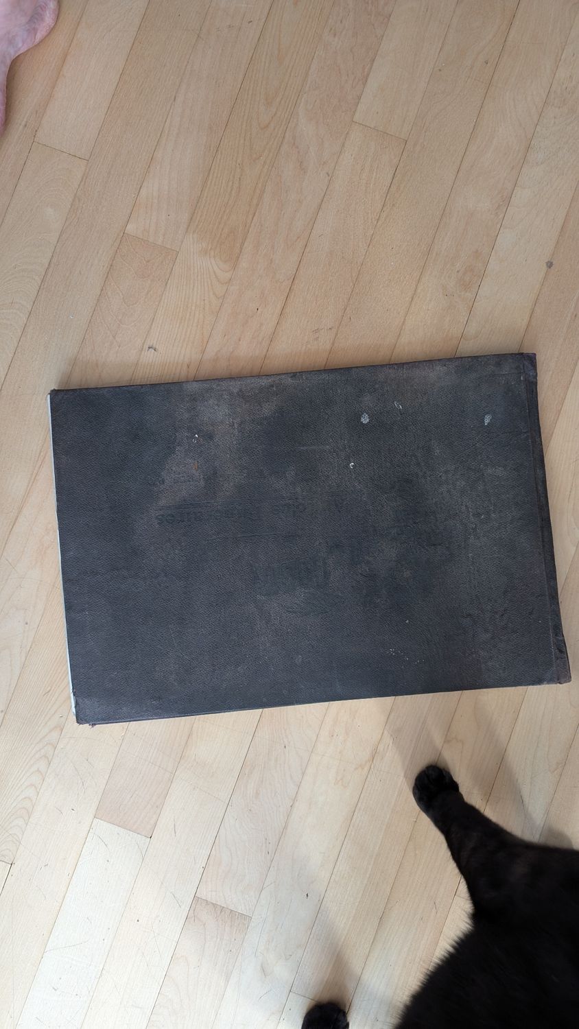 Antique undertaker&#39;s supply book 1912 *RARE*