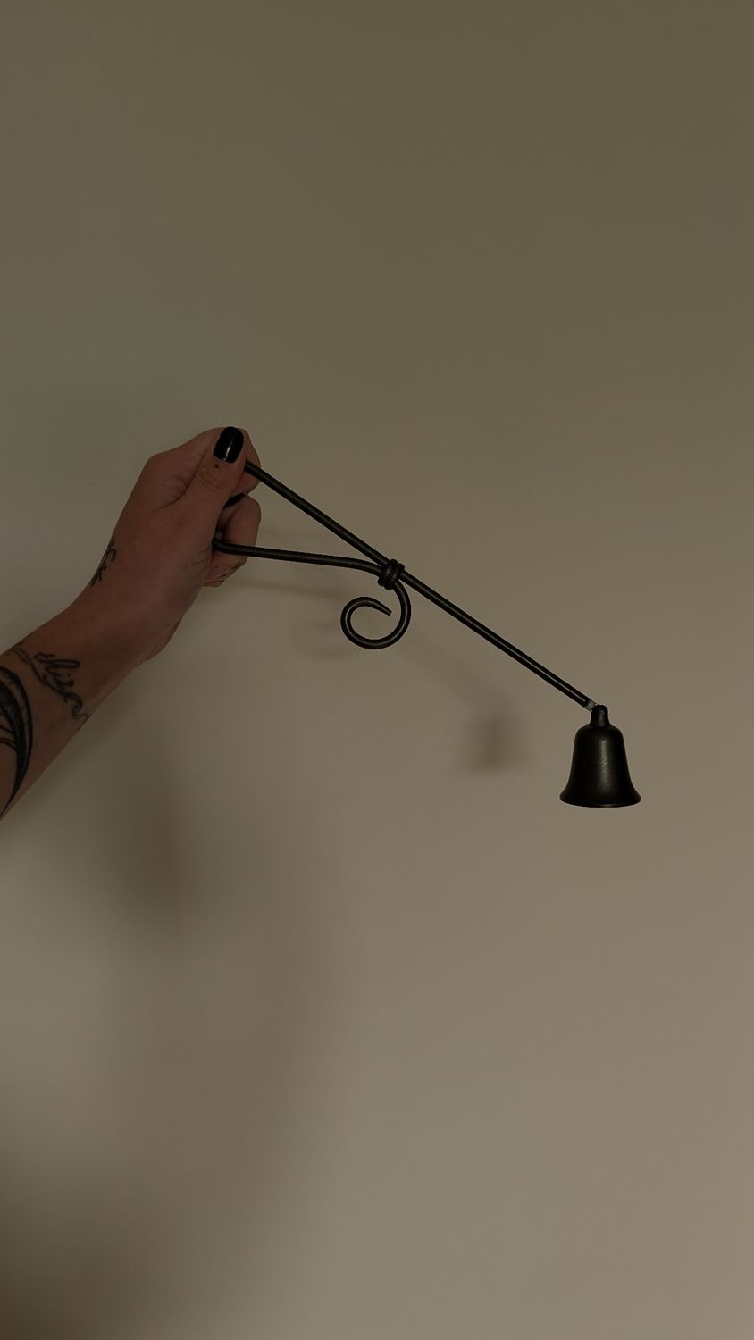 Charcoal candle snuffer
