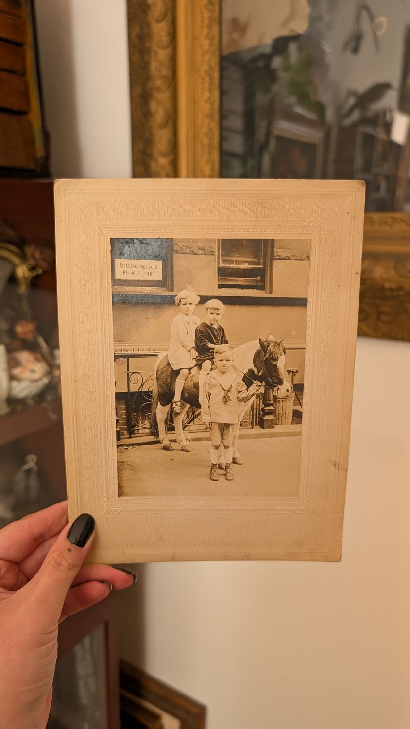 CDV kids with horse