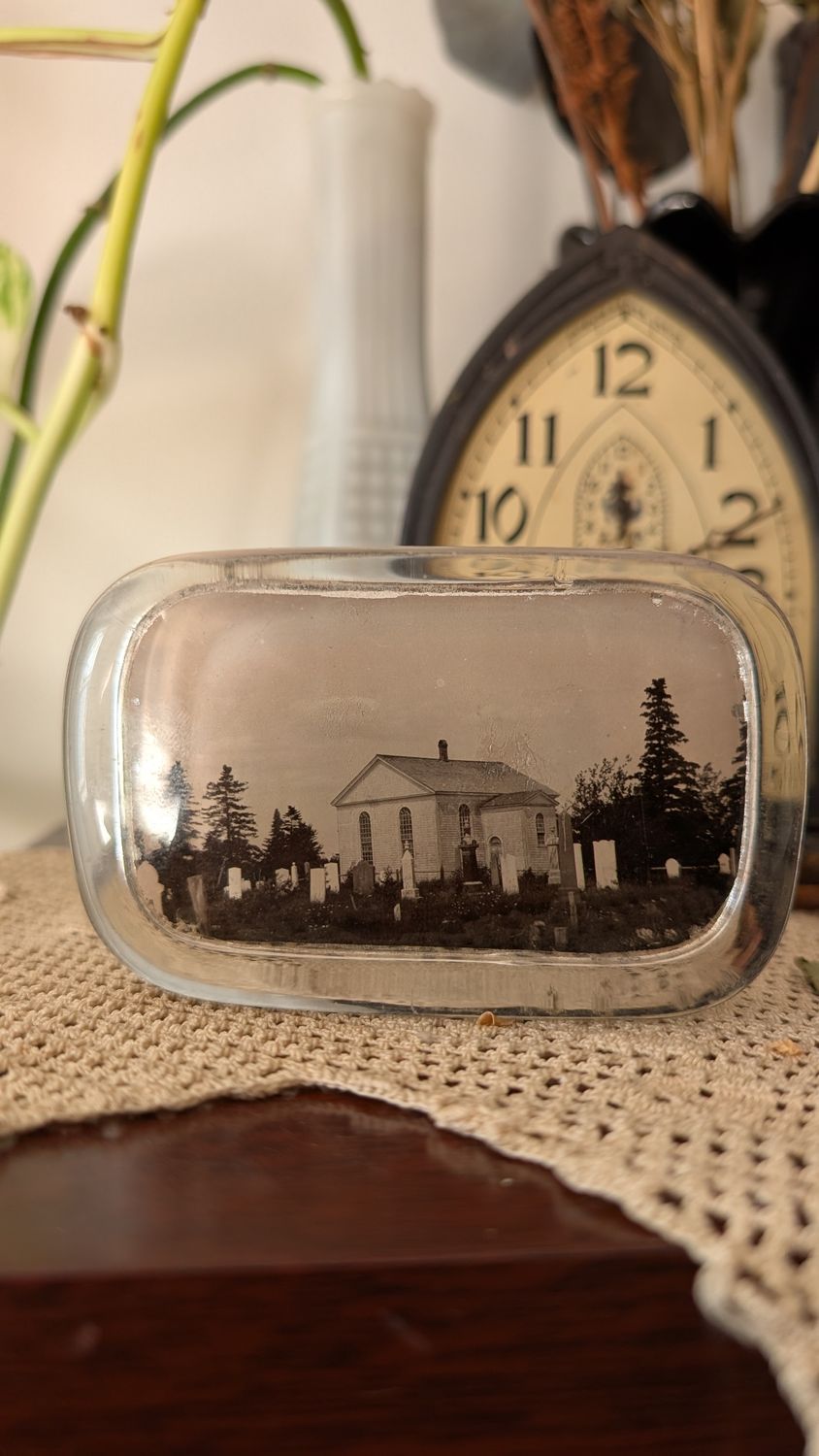 Cemetery paperweight