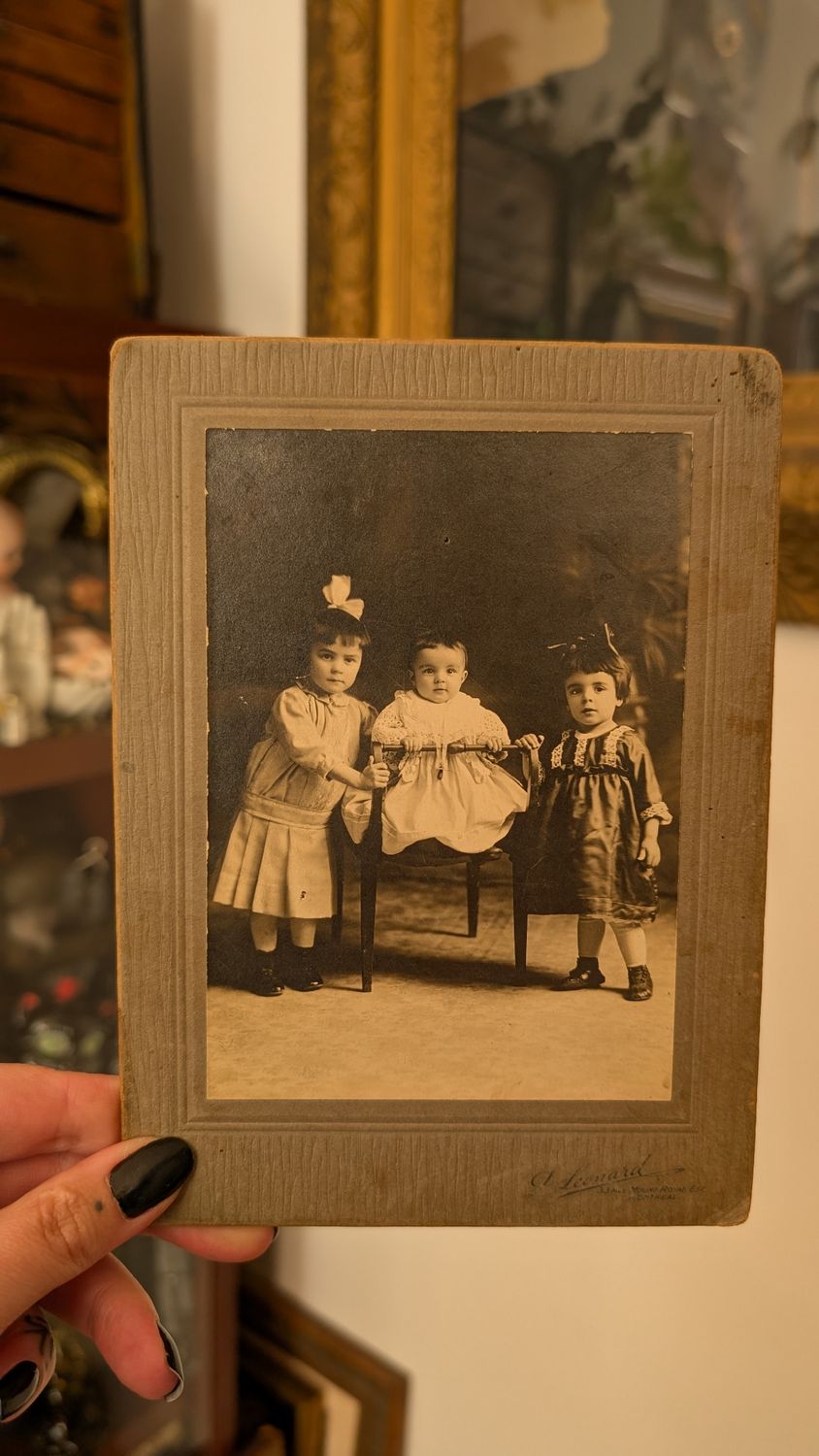 CDV three kids