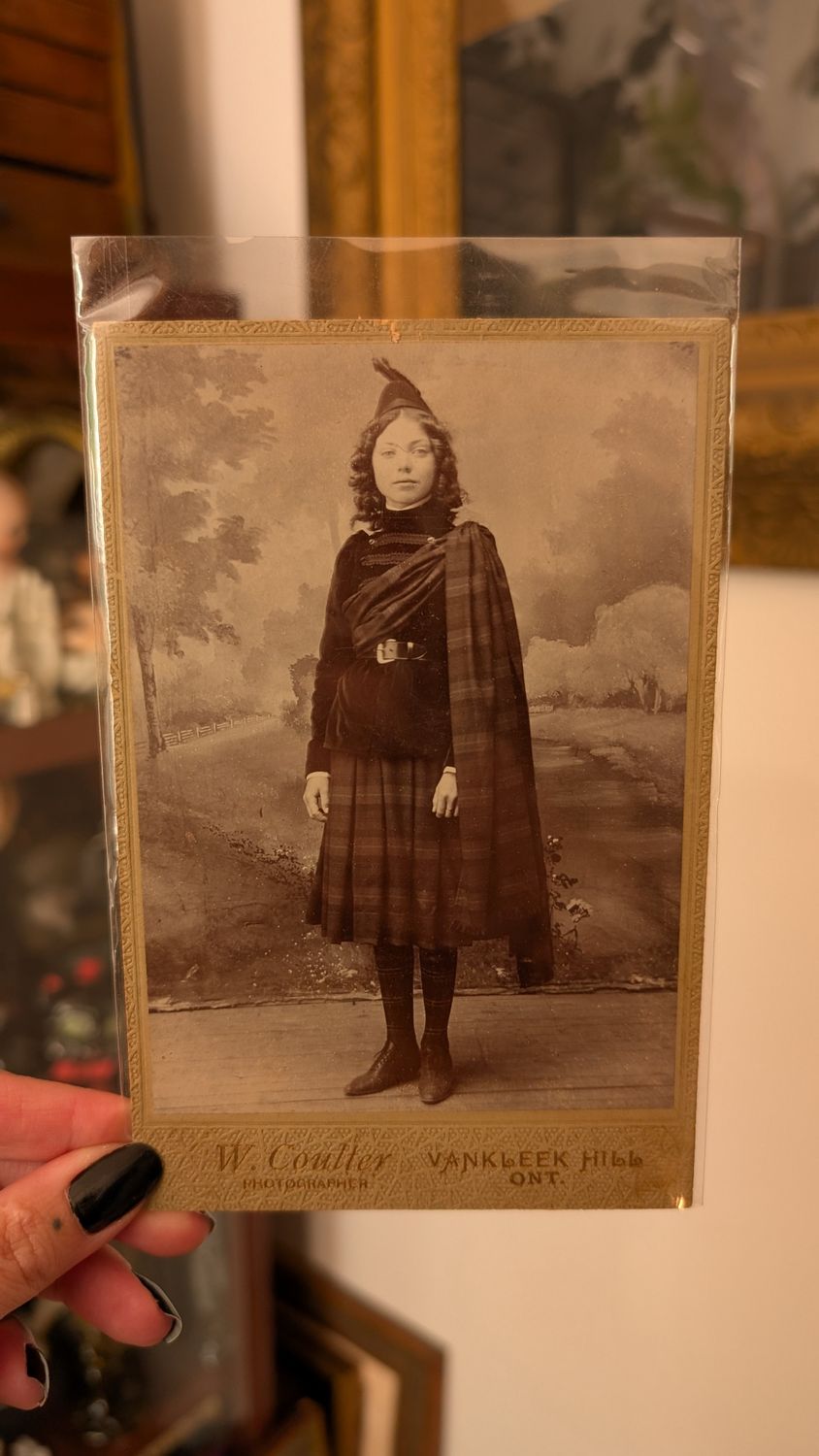 CDV scottish girl