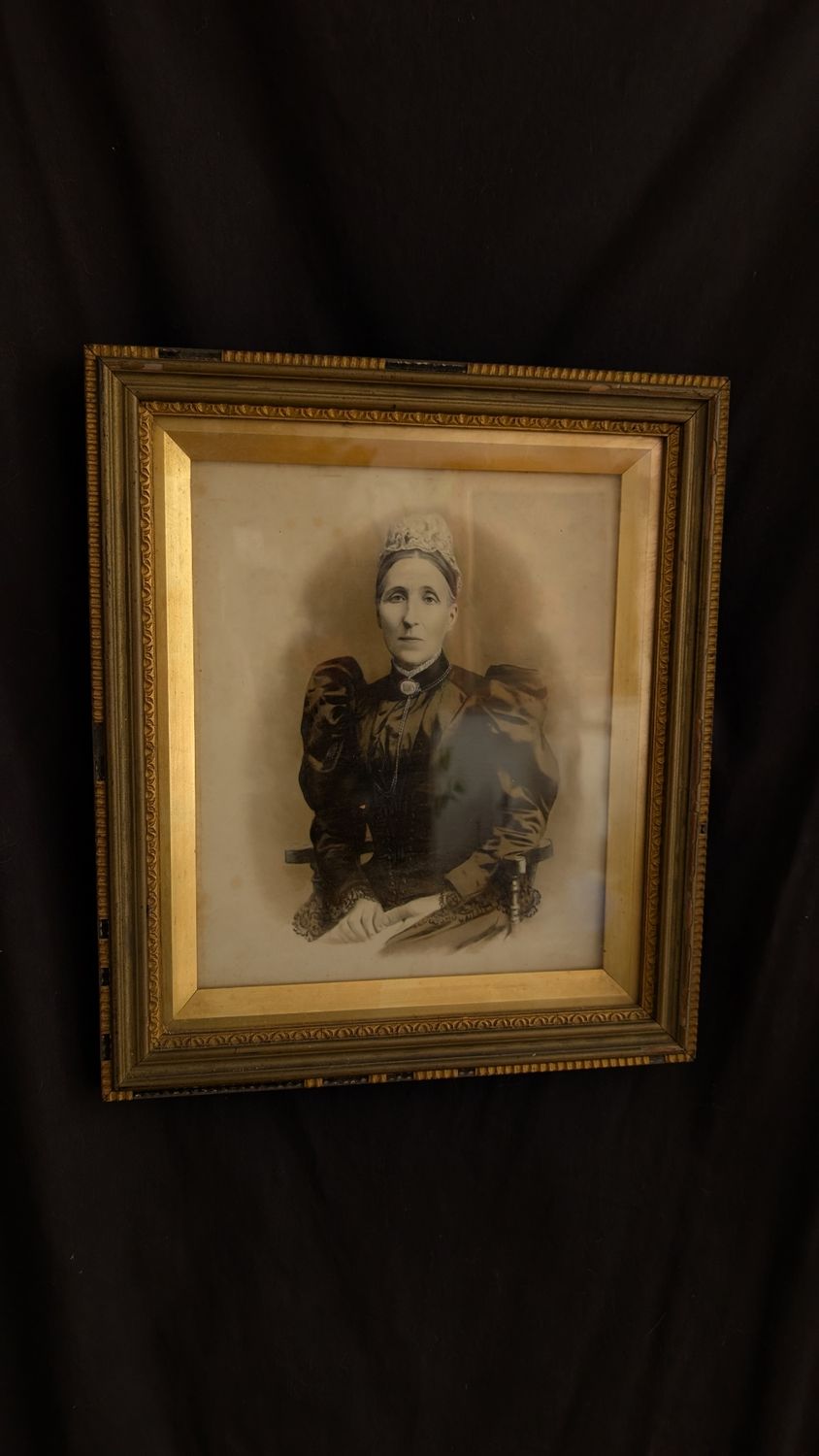Large victorian woman portrait beautifully detailed