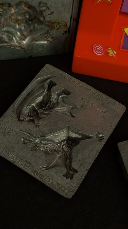 Creepy crawlers metal plates lot