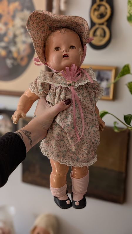 Antique composite doll