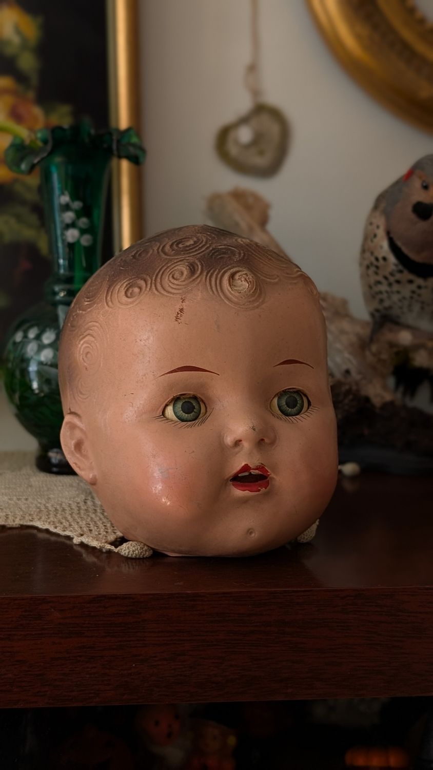 Vintage doll head