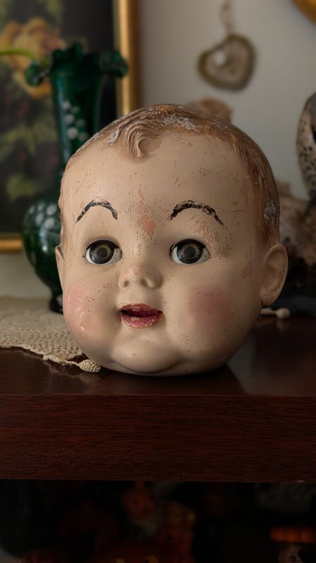 Antique composite doll head