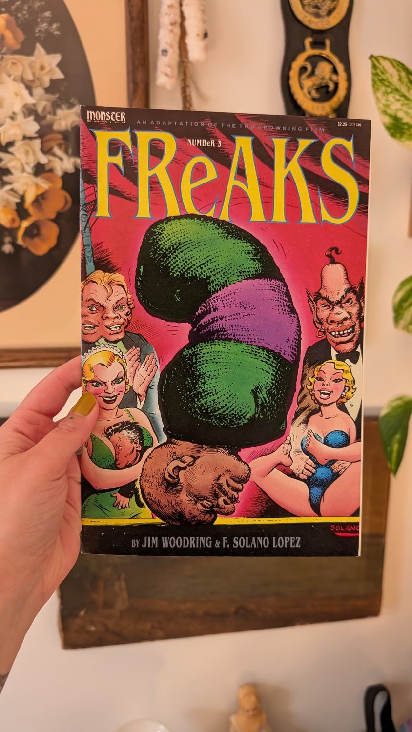 Freaks # 3 - 1992 Monster Comics - Adaptation movie Tod Browning