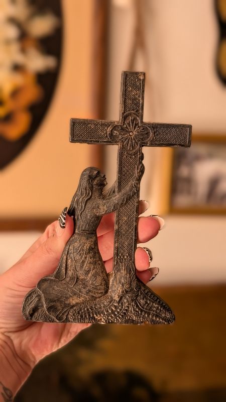 Coffin embelishment - early 1900&#39;s - rock of ages