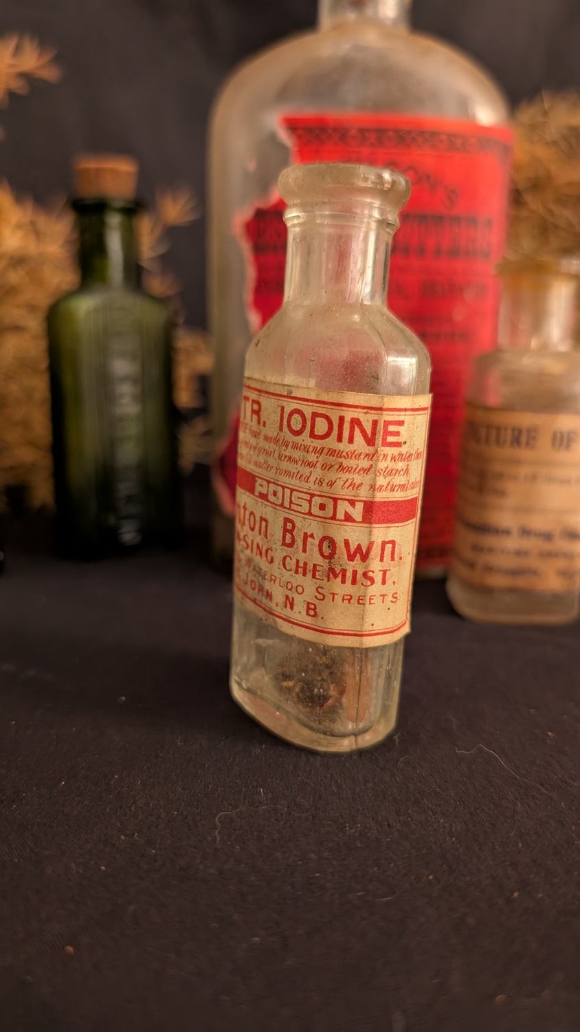 Poison bottle iodine