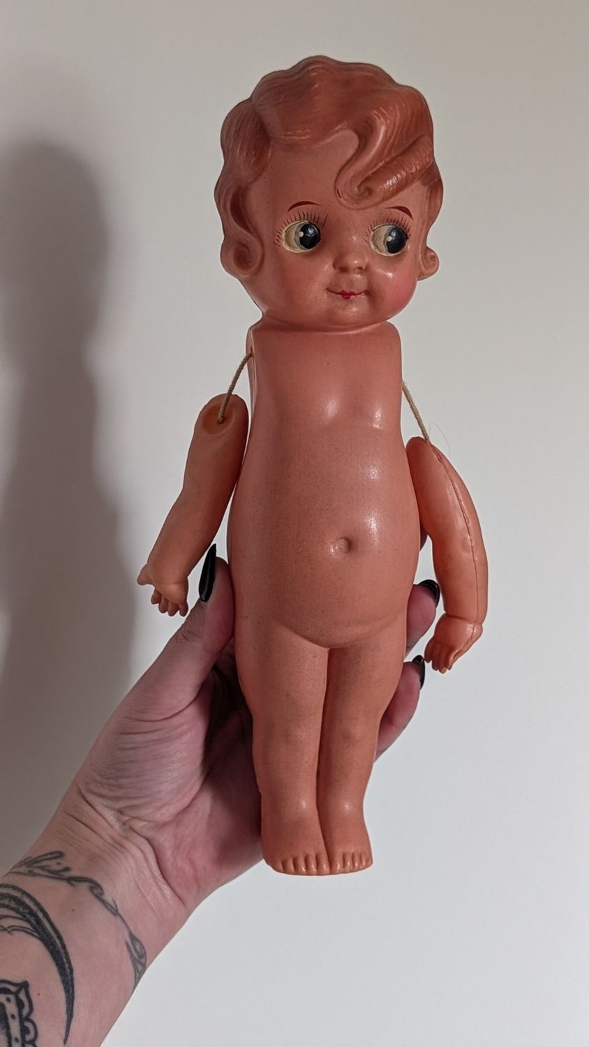 Vintage celluloid baby doll