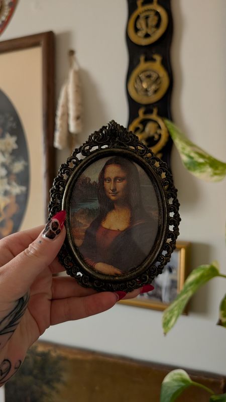 Small ornate metal frame