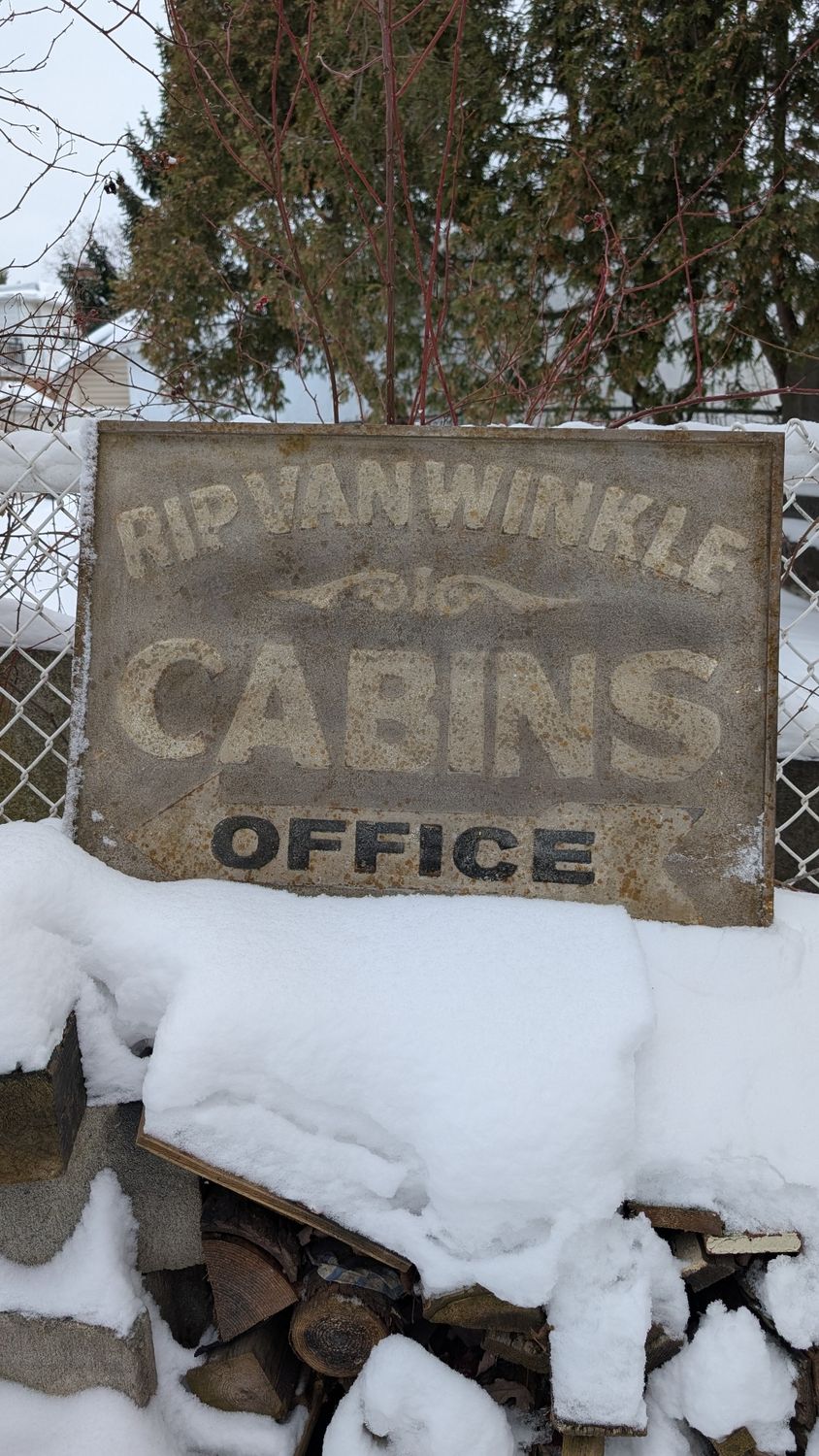 Rip van winkle cabins office catskills 36" x 24"