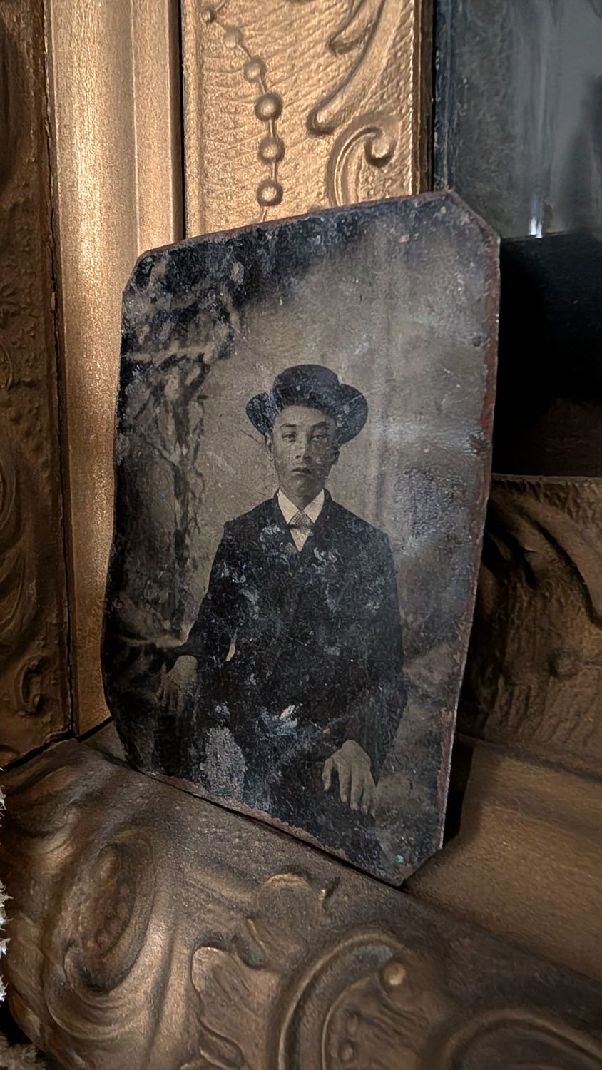 Tintype of a boy