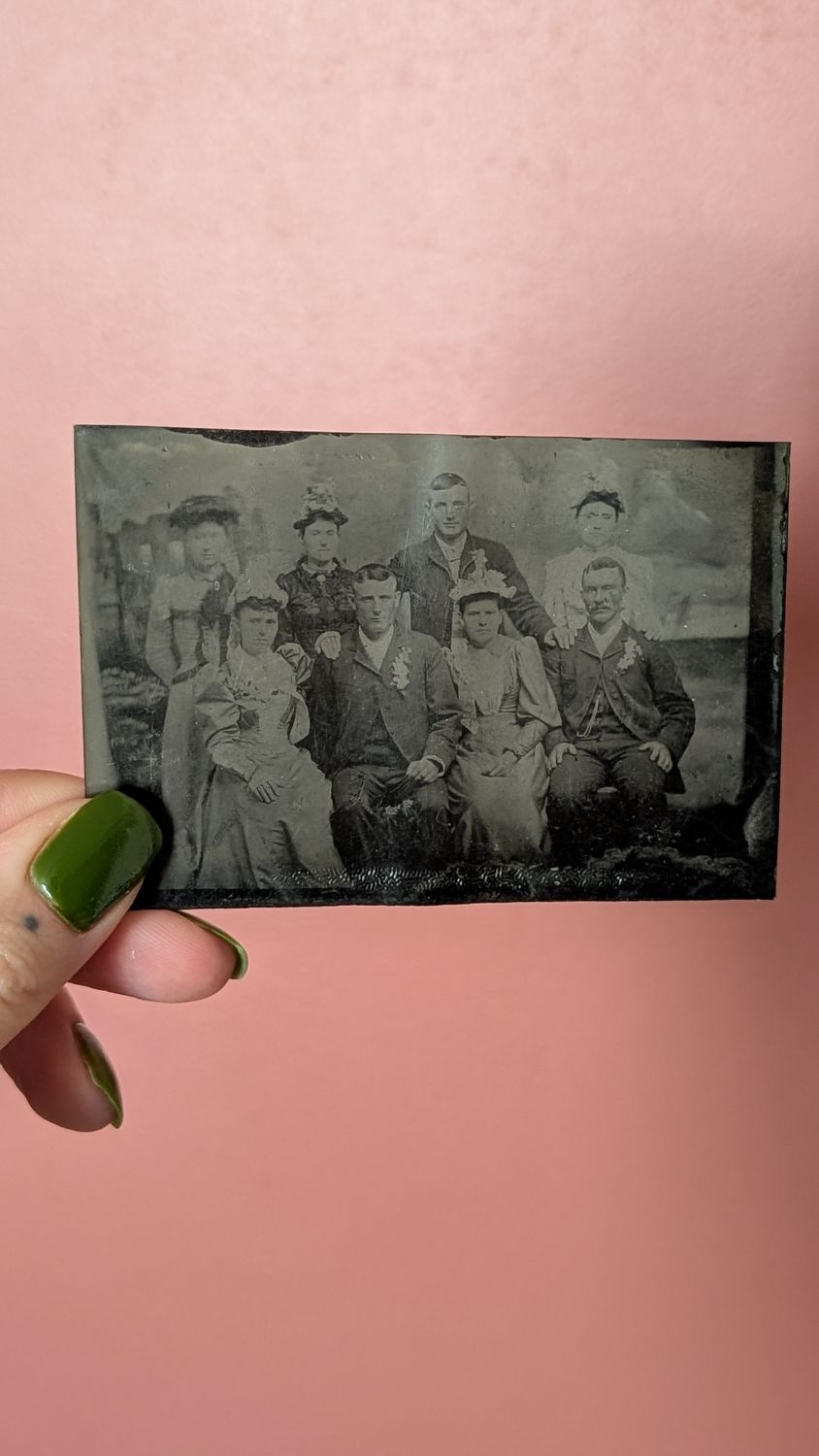 Group photo tintype