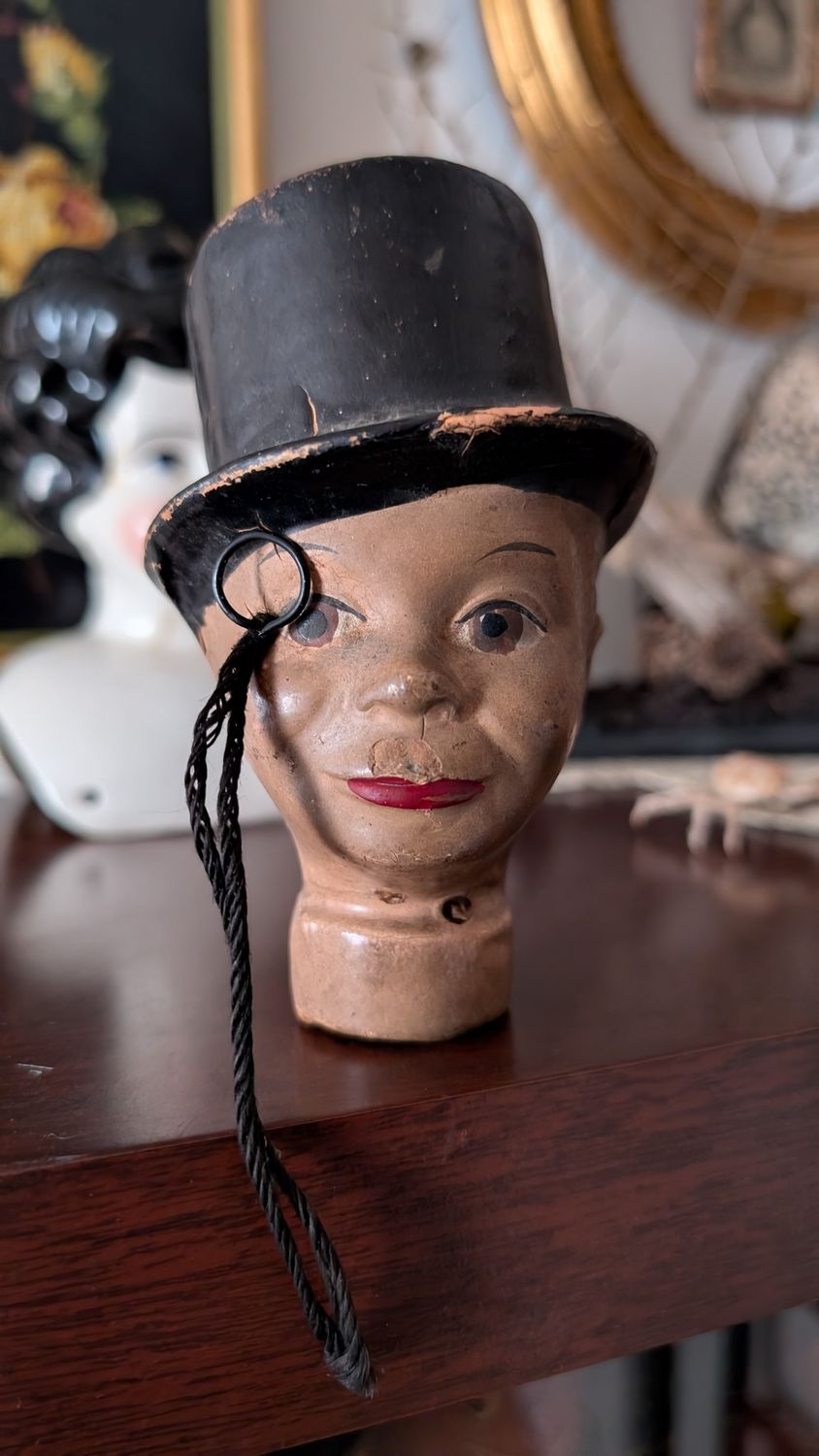 Charlie McCarthy vintage puppet head